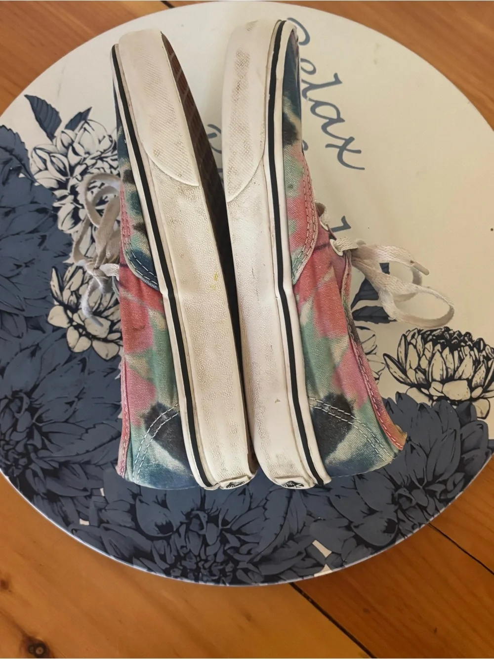 Vans Authentic Tie Dye Canvas Sneakers Size 5 Women